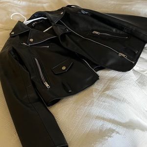 Zara leather jacket